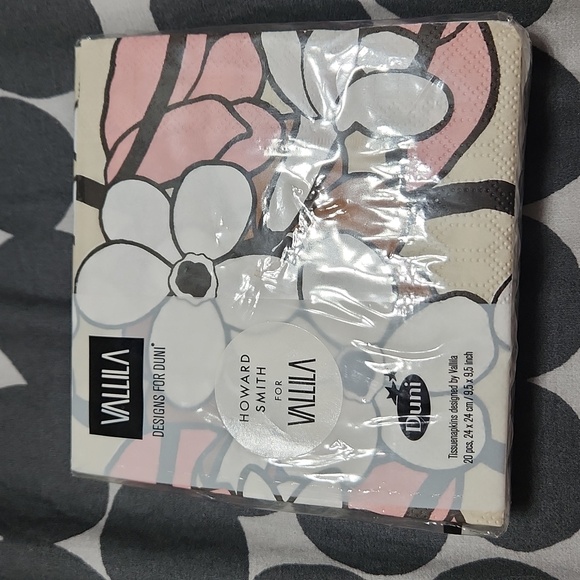 Vallila Kukkatarha Pastel Paper Cocktail Napkins - Picture 3 of 5